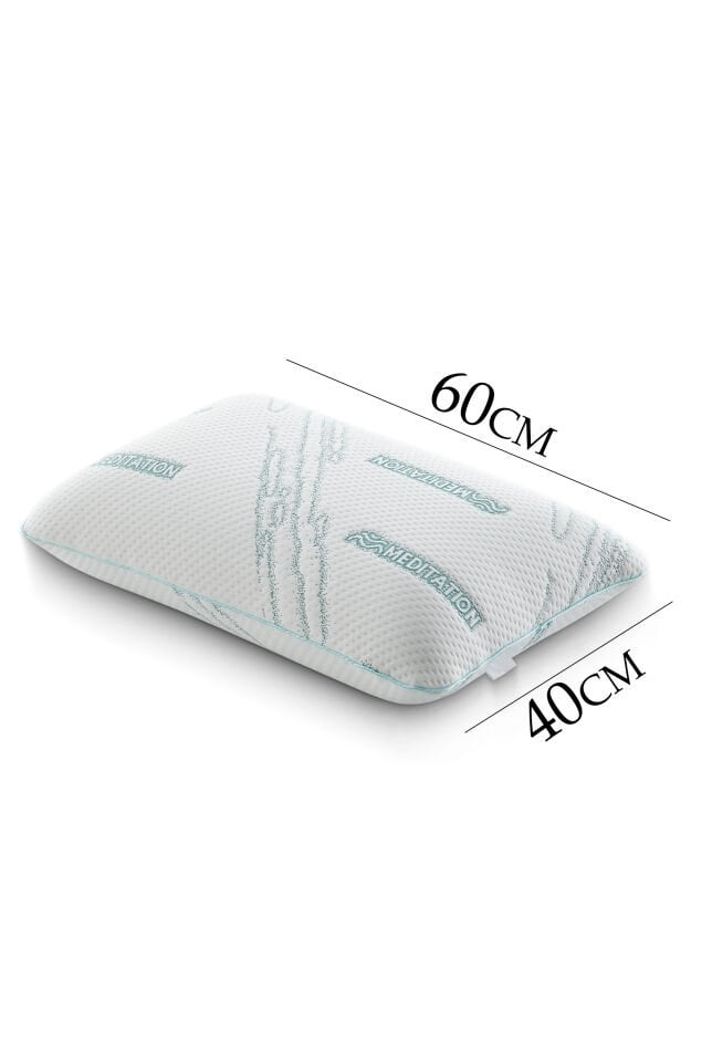 Ortopedik Visco Yastık Meditation Anti-Stres Etkili Ortopedik (40x60) - Rahatlatıcı Uyku Terapisi
