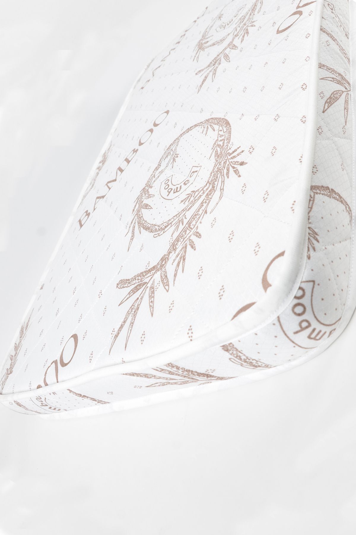 Bambu Ortopedik Bebek Oyun Parkı & Beşik Yatağı Beyaz - 50x100