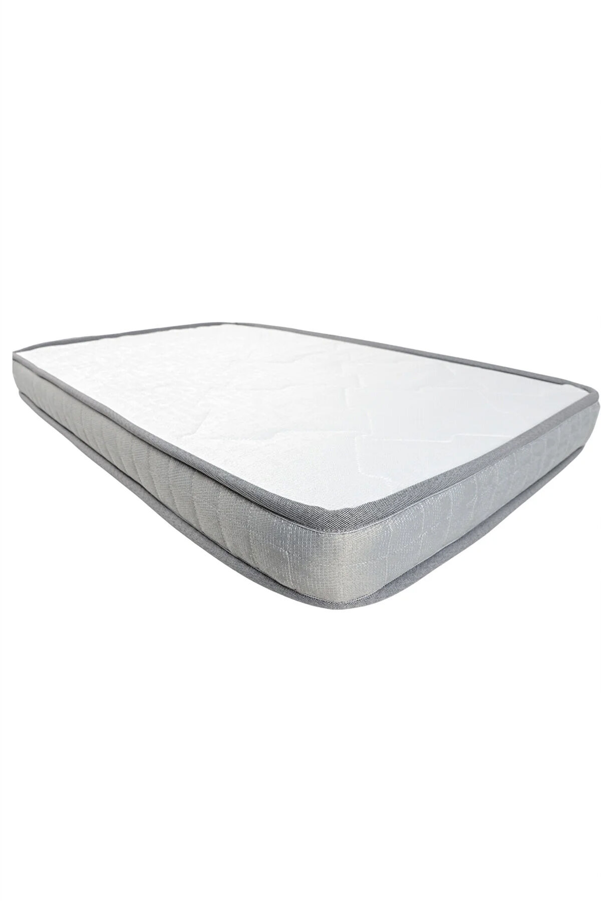 Bambu Ortopedik Bebek Oyun Parkı & Beşik Yatağı Gri - 70x110