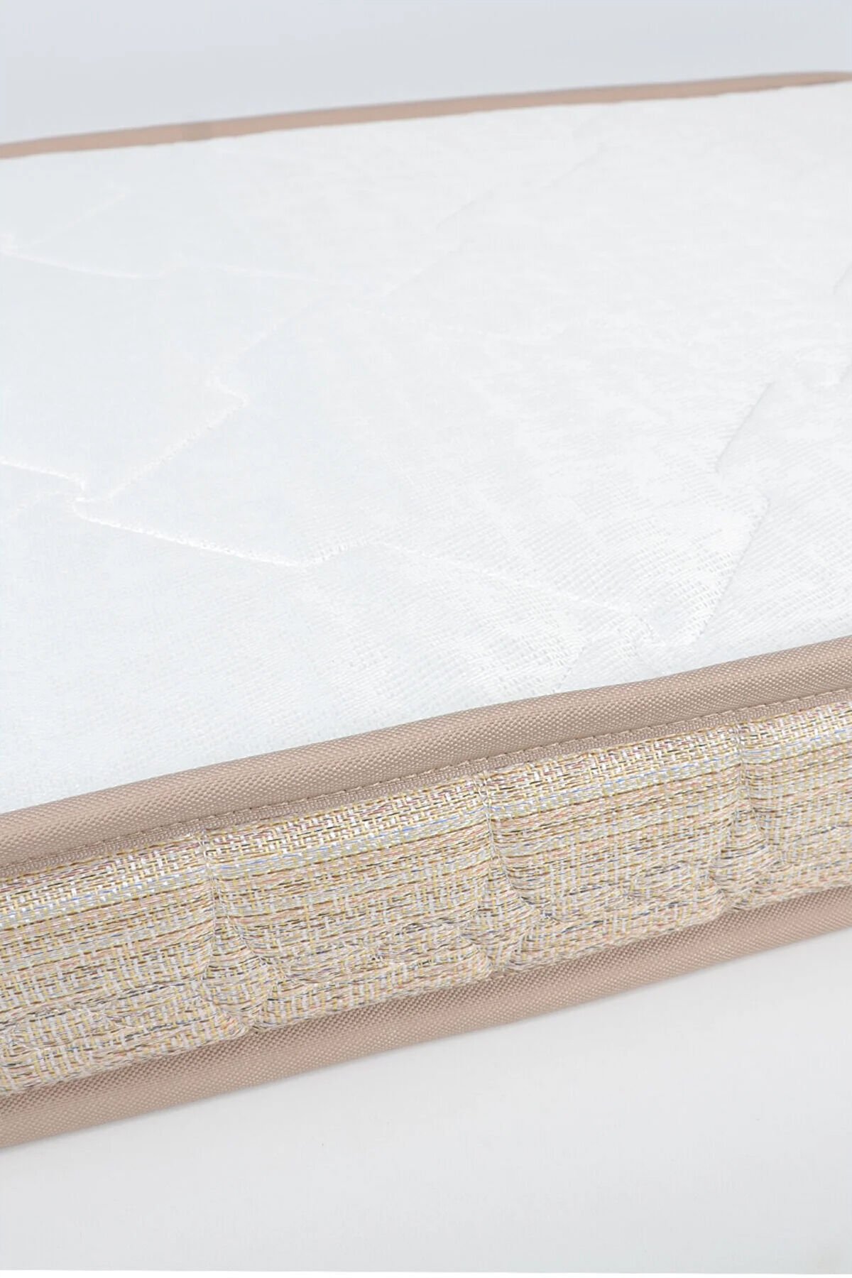 Bambu Ortopedik Bebek Oyun Parkı & Beşik Yatağı Kahverengi - 70x110