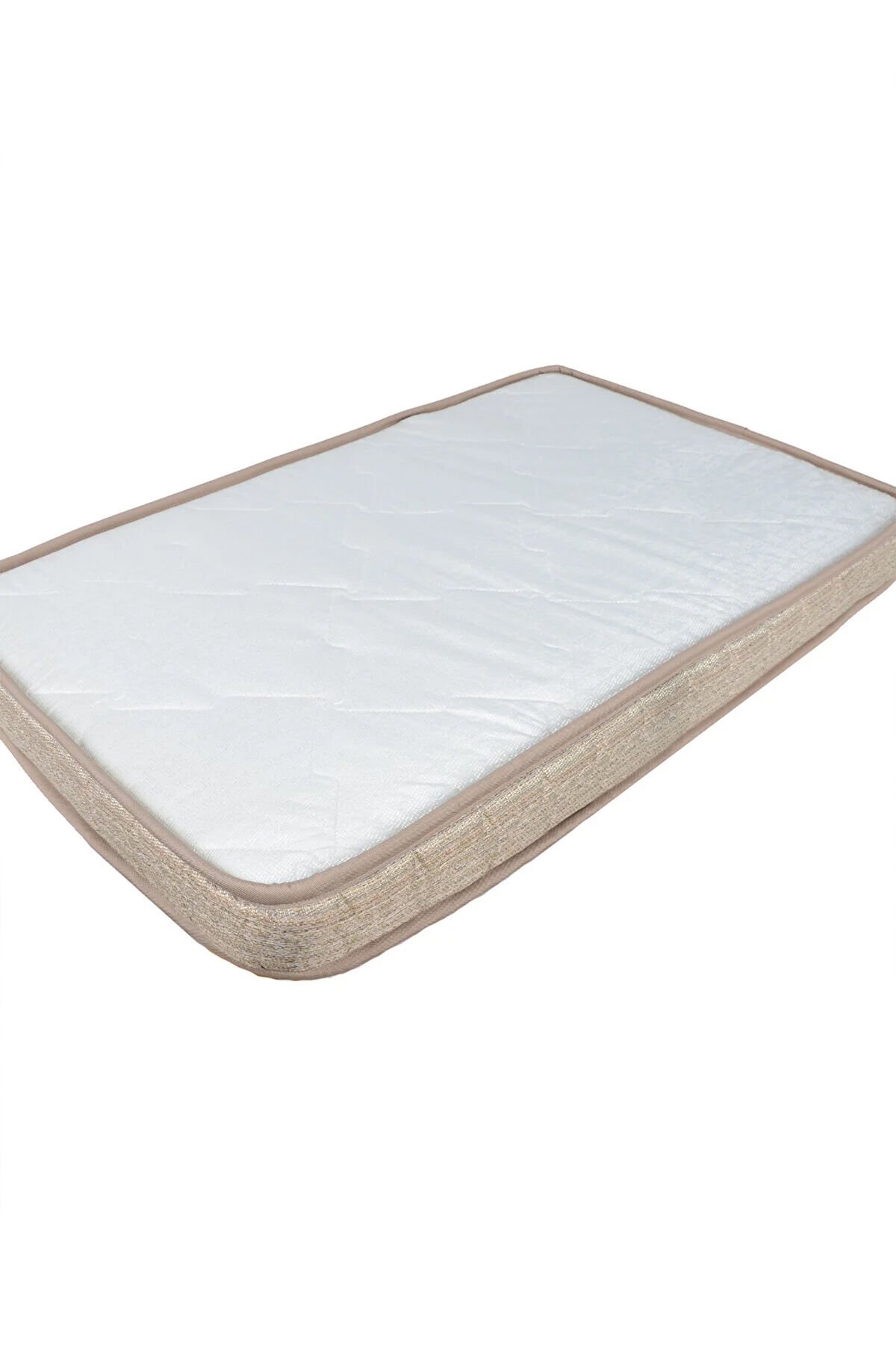 Bambu Ortopedik Bebek Oyun Parkı & Beşik Yatağı Kahverengi - 70x110