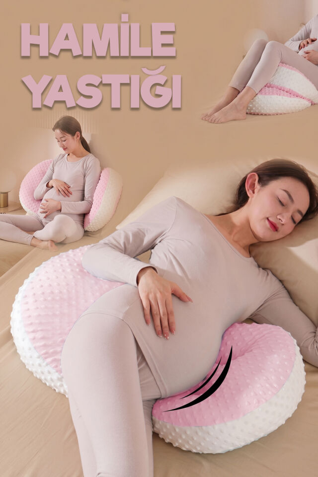 Ortopedik Hamile Uyku Ve Destek Yastığı - Çok Fonksiyonlu Ayarlanabilir Anne Bebek Emzirme Yastığı