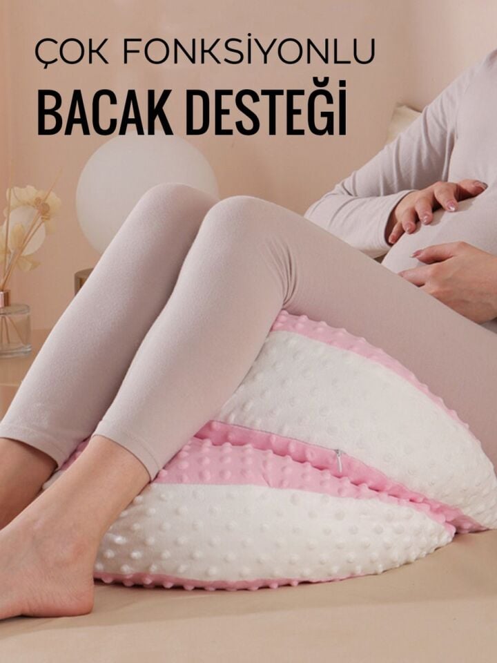 Ortopedik Hamile Uyku Ve Destek Yastığı - Çok Fonksiyonlu Ayarlanabilir Anne Bebek Emzirme Yastığı