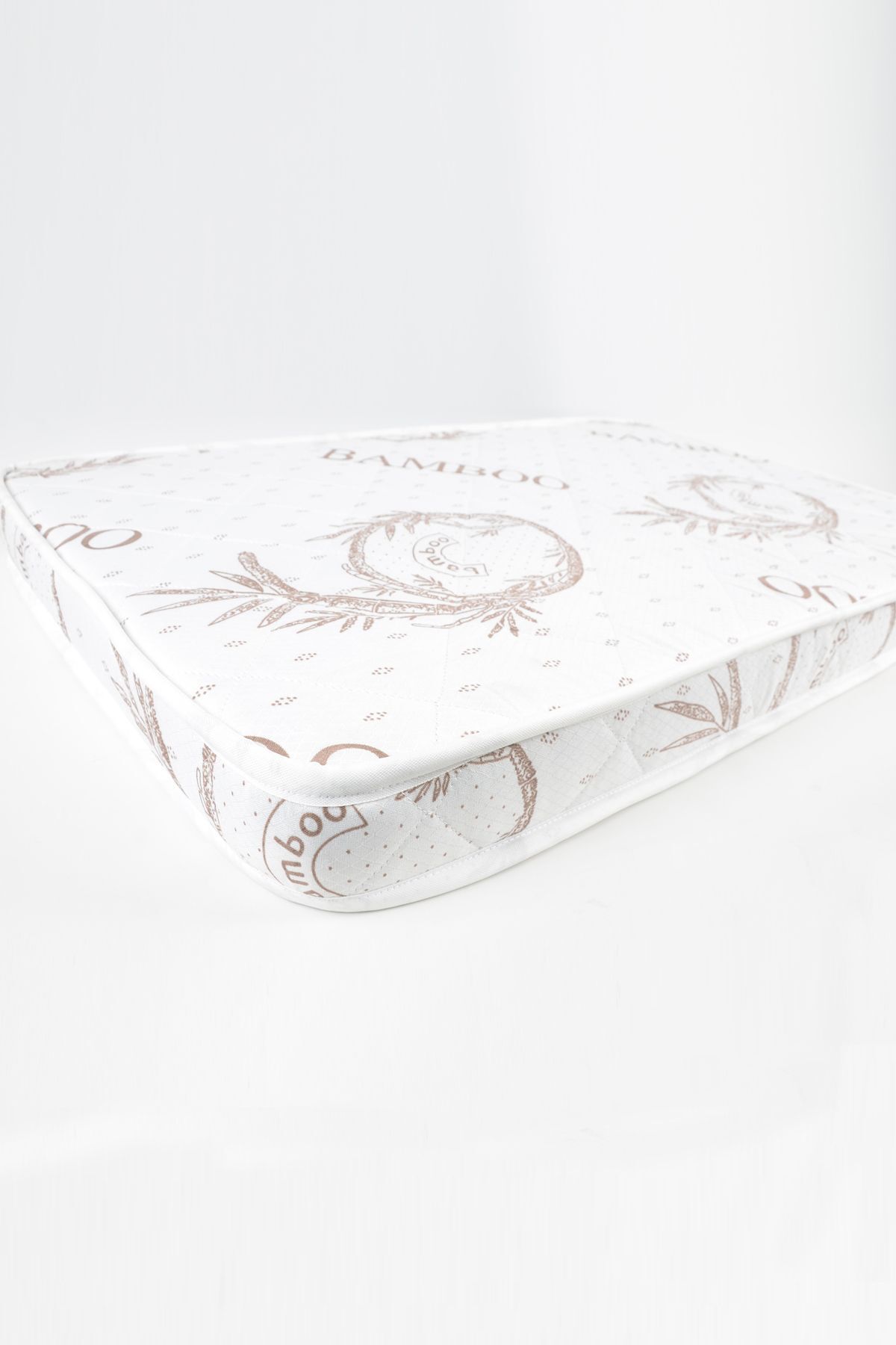 Bambu Ortopedik Bebek Oyun Parkı & Beşik Yatağı Beyaz - 70x130