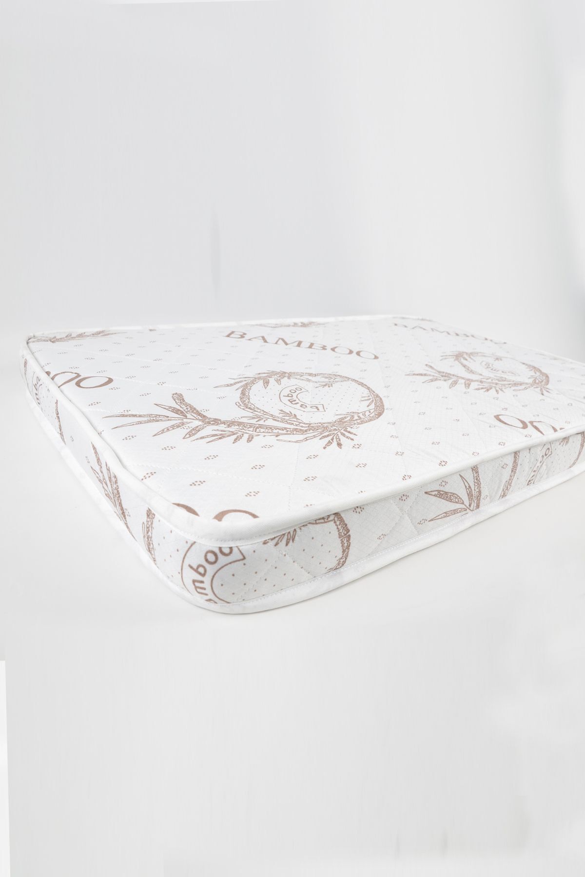 Bambu Ortopedik Bebek Oyun Parkı & Beşik Yatağı Beyaz - 70x130
